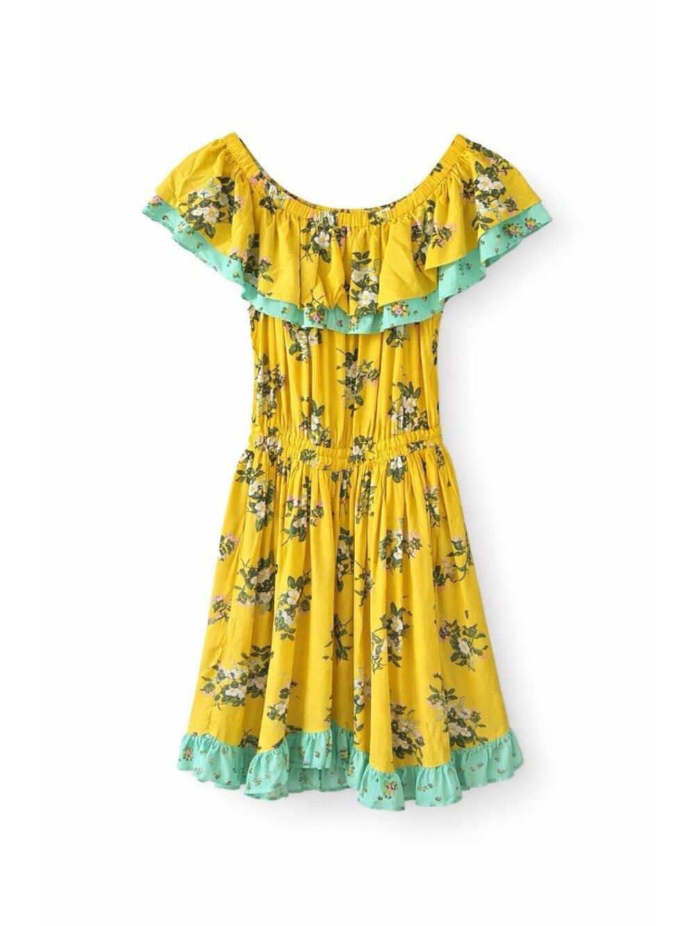 Matilda Jane Women Hooked On A Feeling Floral Midi OffThe Shoulders Dress Large
